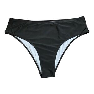 High Rise Black Bikini Bottom 4XL